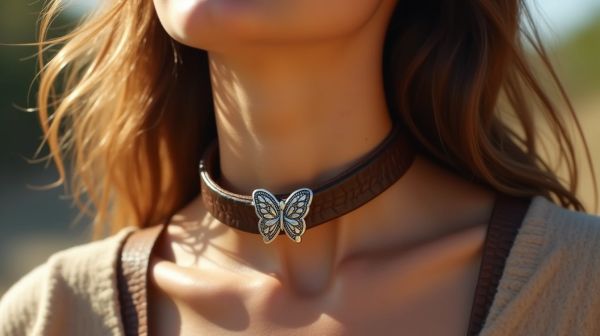 Ajoutez du style avec un collier papillon bolo tie unisexe